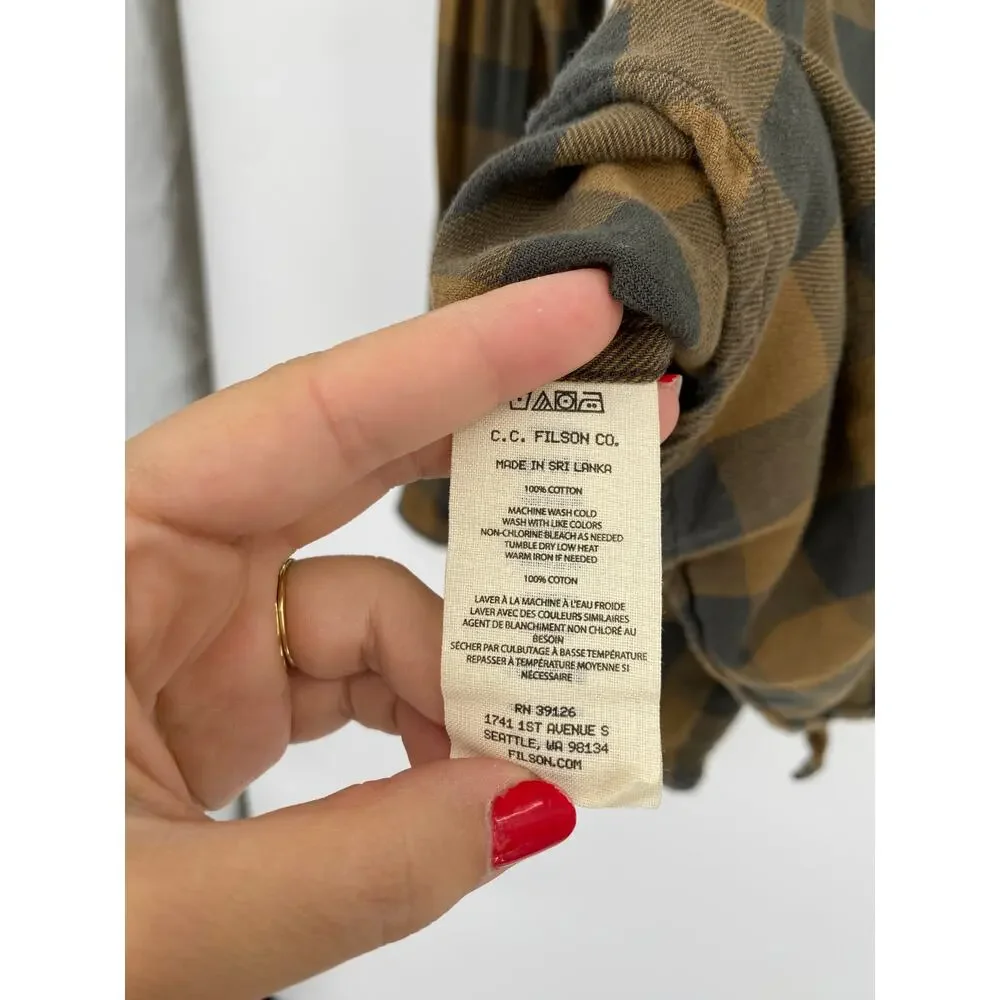 Filson plaid button down flannel - Picture 6 of 7